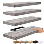 Sorbus Lot de 4 étagères murales flottantes en bois de 61 x 22,9 cm - Pour chambre, cuisine, salon, salle de bain