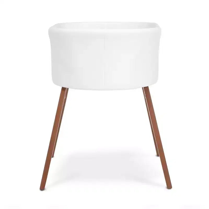 Couffin portable Aero de Delta Children avec pieds en bois, blanc