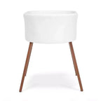 Couffin portable Aero de Delta Children avec pieds en bois, blanc