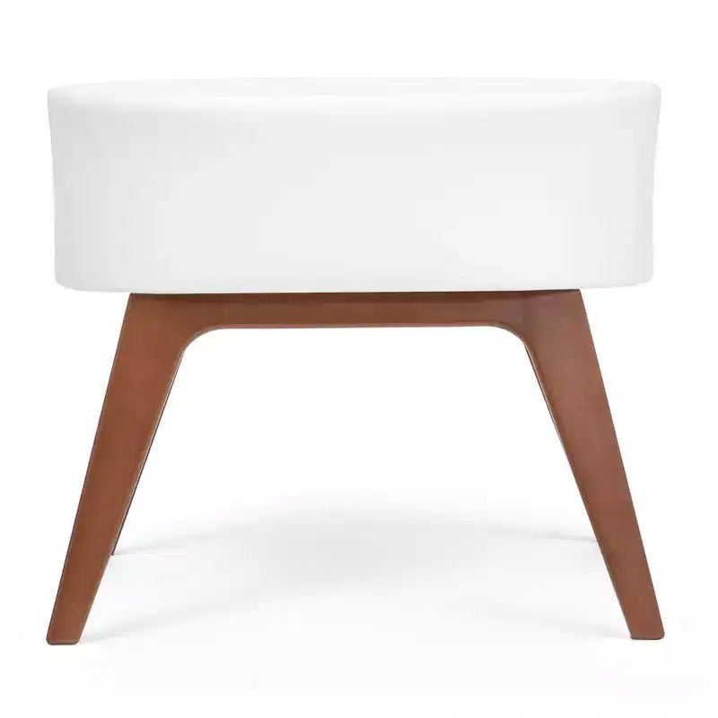 Couffin portable Aero de Delta Children avec pieds en bois, blanc