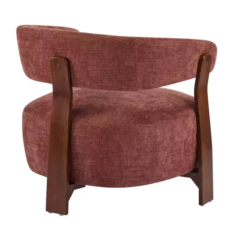 Christopher Knight Home Arnaud Chaise d'appoint moderne en bois courbé et rembourrée