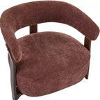 Christopher Knight Home Arnaud Chaise d'appoint moderne en bois courbé et rembourrée