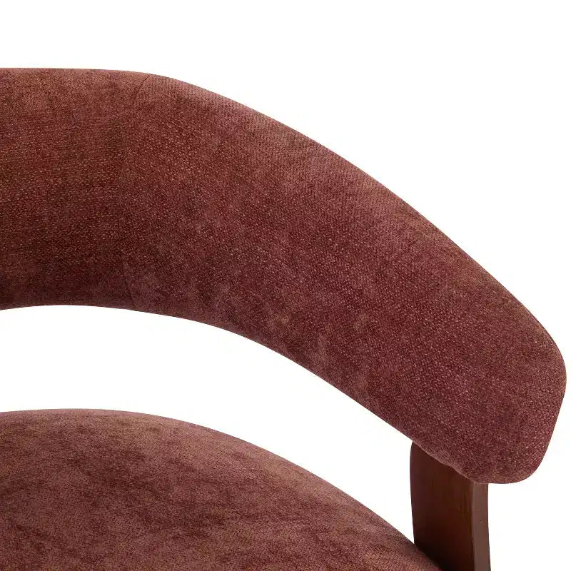 Christopher Knight Home Arnaud Chaise d'appoint moderne en bois courbé et rembourrée