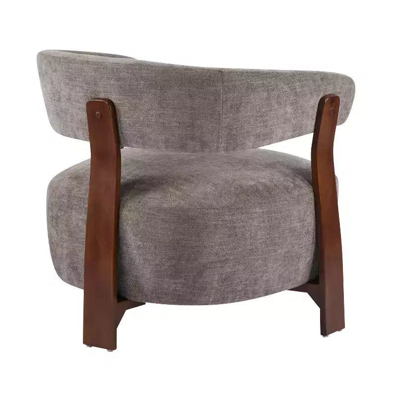 Christopher Knight Home Arnaud Chaise d'appoint moderne en bois courbé et rembourrée