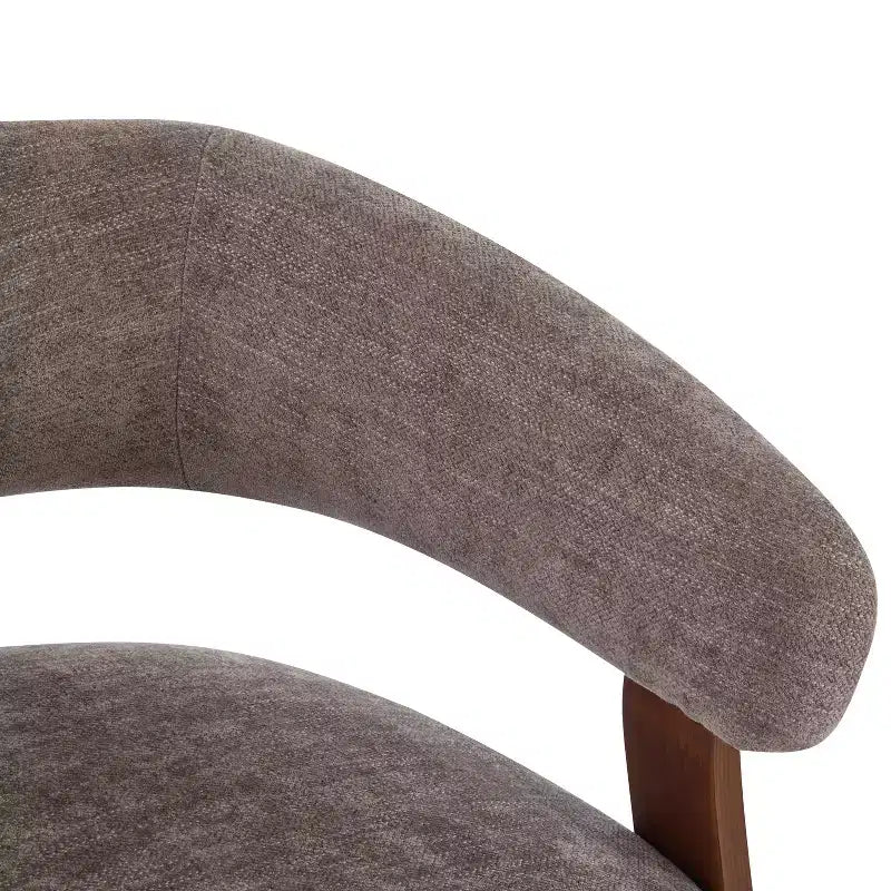Christopher Knight Home Arnaud Chaise d'appoint moderne en bois courbé et rembourrée