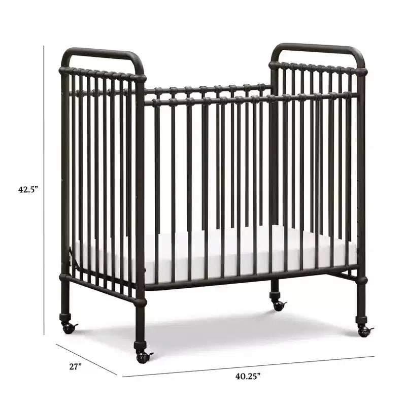 Mini-lit parapluie Abigail 3-en-1 convertible en métal Namesake