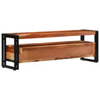 vidaXL Meuble TV Couleur bois naturel, noir