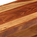 vidaXL Meuble TV Couleur bois naturel, noir