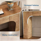Table console de 100 cm COZONY avec tiroir de rangement, table de canapé industrielle de style ferme pour entrée, salon, couloir, vestibule