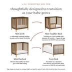 Lit de bébé convertible 4-en-1 Gelato de Babyletto