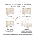 Lit de bébé convertible 4-en-1 Gelato de Babyletto