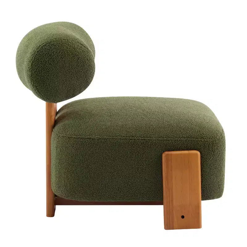 Chaise Christopher Knight Home Orla contemporaine en hévéa et bouclette