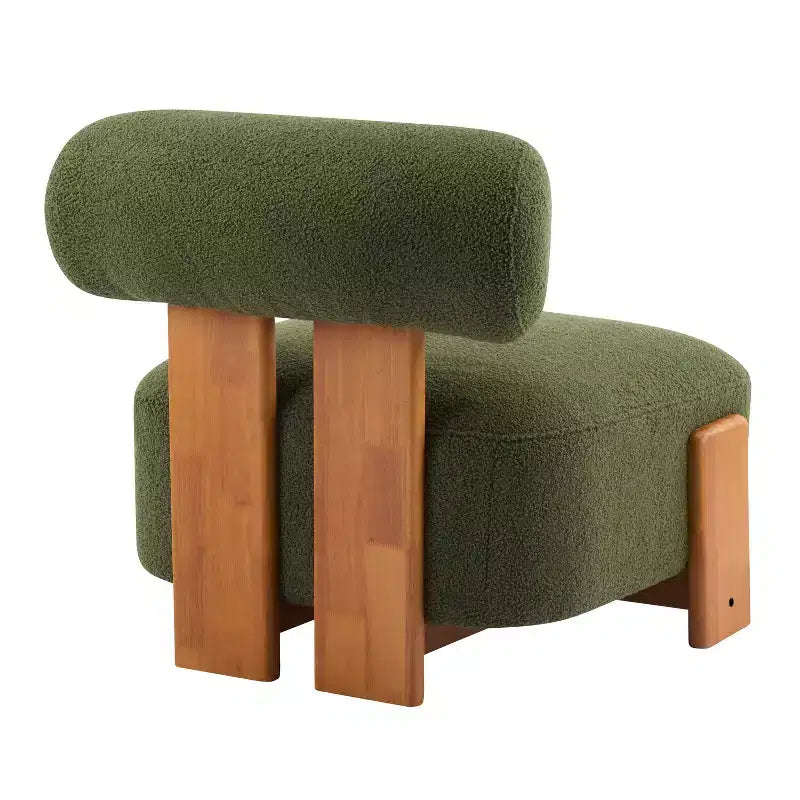 Chaise Christopher Knight Home Orla contemporaine en hévéa et bouclette