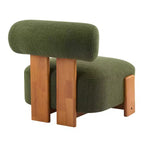 Chaise Christopher Knight Home Orla contemporaine en hévéa et bouclette