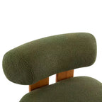 Chaise Christopher Knight Home Orla contemporaine en hévéa et bouclette
