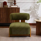 Chaise Christopher Knight Home Orla contemporaine en hévéa et bouclette