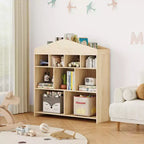 9 meubles de rangement pour enfants, étagère de rangement blanche, bibliothèque anti-basculement sécurisée pour chambre d'enfant, salle de jeux