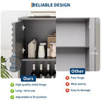 Étagères réglables, Armoire de rangement cannelée avec portes coulissantes, Meuble bas de 109 cm de haut, Support d'affichage moderne à 3 niveaux avec pieds, Salon, Cuisine, Noir