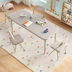 Ensemble de quatre chaises pliantes pour enfants, idéal pour les restaurants, les crèches et les salles de classe. (Chaises uniquement)