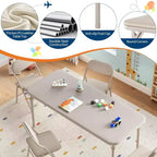 Ensemble de quatre chaises pliantes pour enfants, idéal pour les restaurants, les crèches et les salles de classe. (Chaises uniquement)