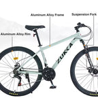 VTT Okak 27,5 pouces avec cadre en alliage d'aluminium, vélo tout-terrain pour enfants avec 21 vitesses et suspension avant, vélo pour enfants et adultes