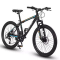 Vélo tout terrain Okak 26 pouces, 21 vitesses et freins à disque, vélo de cross pour enfants avec cadre en acier à haute teneur en carbone, vélo pour hommes adultes et adolescents