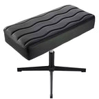 VECELO Foot Rest Under Desk Ottoman, PU Height Adjustable Footrest with Comfort Padding