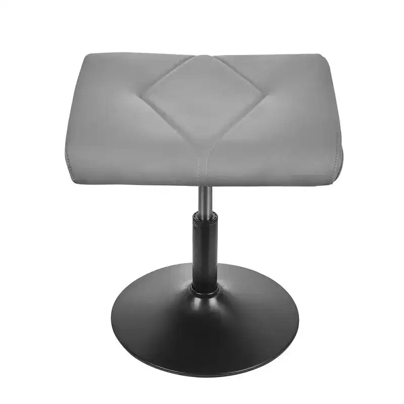 VECELO Repose-pieds Ottoman sous le bureau, en PU, réglable en hauteur, avec rembourrage confortable