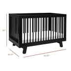 Lit de bébé convertible 3-en-1 Hudson de Babyletto avec kit de conversion pour lit de tout-petit