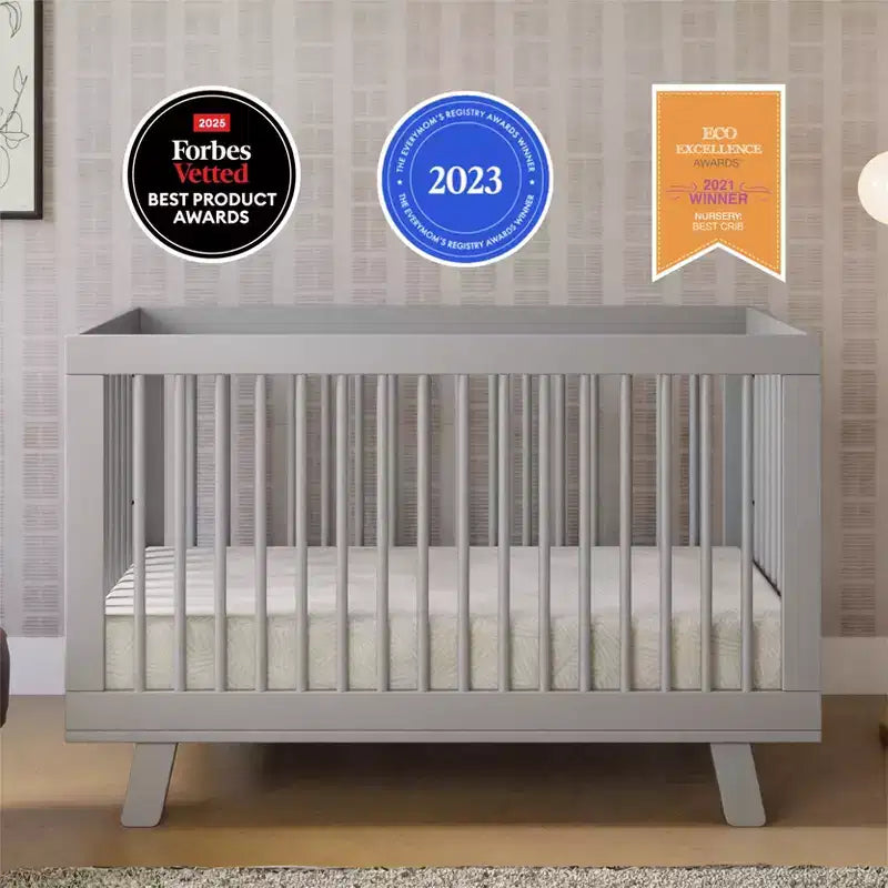 Lit de bébé convertible 3-en-1 Hudson de Babyletto avec kit de conversion pour lit de tout-petit
