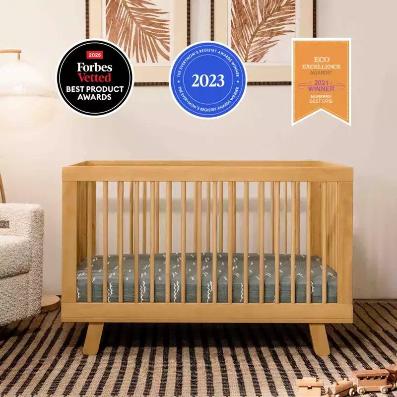 Lit de bébé convertible 3-en-1 Hudson de Babyletto avec kit de conversion pour lit de tout-petit