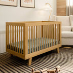 Lit de bébé convertible 3-en-1 Hudson de Babyletto avec kit de conversion pour lit de tout-petit