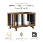 Lit de bébé convertible 3-en-1 Hudson de Babyletto avec kit de conversion pour lit de tout-petit