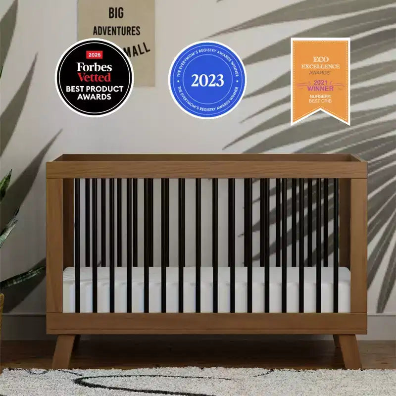 Lit de bébé convertible 3-en-1 Hudson de Babyletto avec kit de conversion pour lit de tout-petit