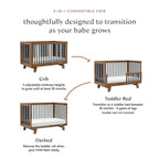 Lit de bébé convertible 3-en-1 Hudson de Babyletto avec kit de conversion pour lit de tout-petit