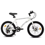 Vélo enfant Okak 20" avec 7 vitesses et cadre en acier, vélo enfant avec double freins à disque et pneus de 1,75", vélos cruiser pour garçons et filles