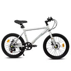 Vélo enfant Okak 20" avec 7 vitesses et cadre en acier, vélo enfant avec double freins à disque et pneus de 1,75", vélos cruiser pour garçons et filles