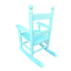 Fauteuil à bascule Whisen Kids, conception robuste en bois dur avec dossier à lattes, sûr et confortable, facile à assembler