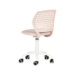 Chaise de bureau pivotante pour enfants Homy Casa avec siège rembourré et roulettes