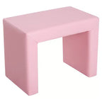 Canapé convertible et ensemble table et chaises multifonctionnels 2-en-1 Whisen pour enfants, cadeau pour garçons et filles de 3 ans - Rose