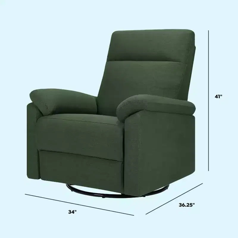 Fauteuil inclinable et planeur pivotant électronique daVinci Suzy avec port de charge USB