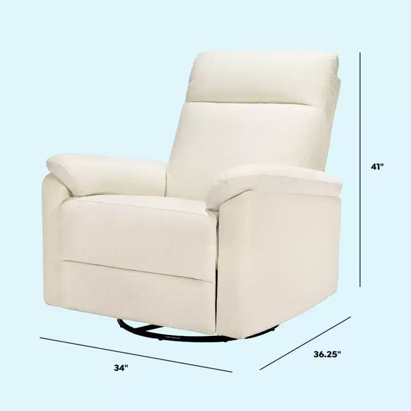 Fauteuil inclinable et planeur pivotant électronique daVinci Suzy avec port de charge USB