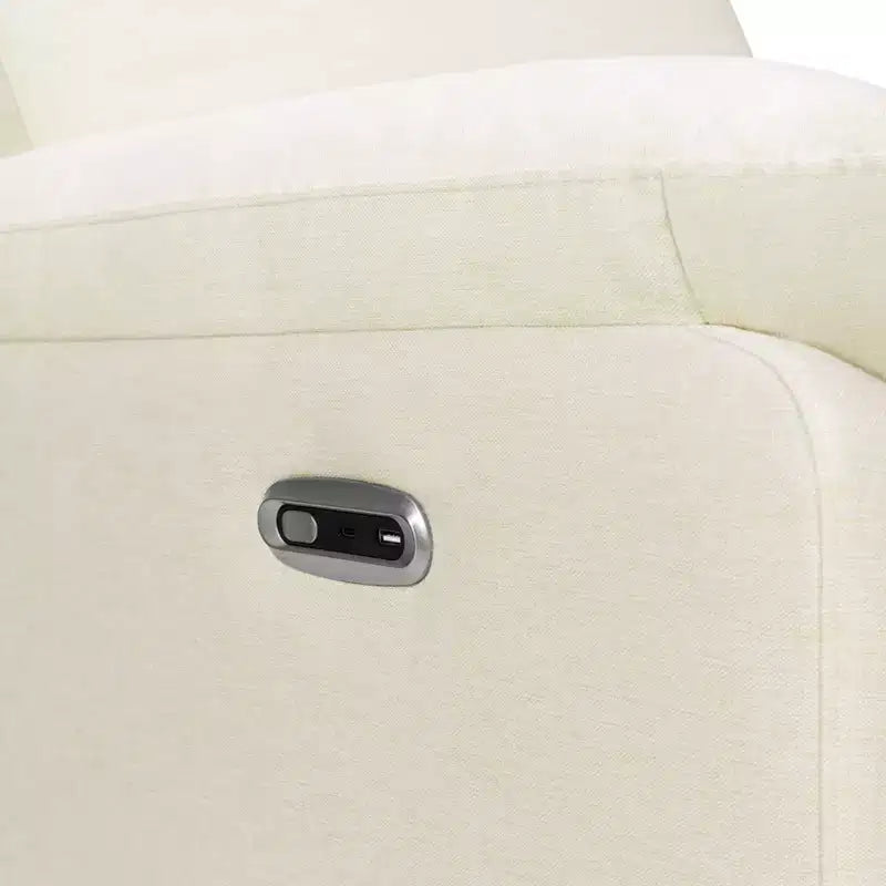 Fauteuil inclinable et planeur pivotant électronique daVinci Suzy avec port de charge USB