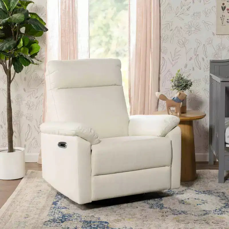 Fauteuil inclinable et planeur pivotant électronique daVinci Suzy avec port de charge USB