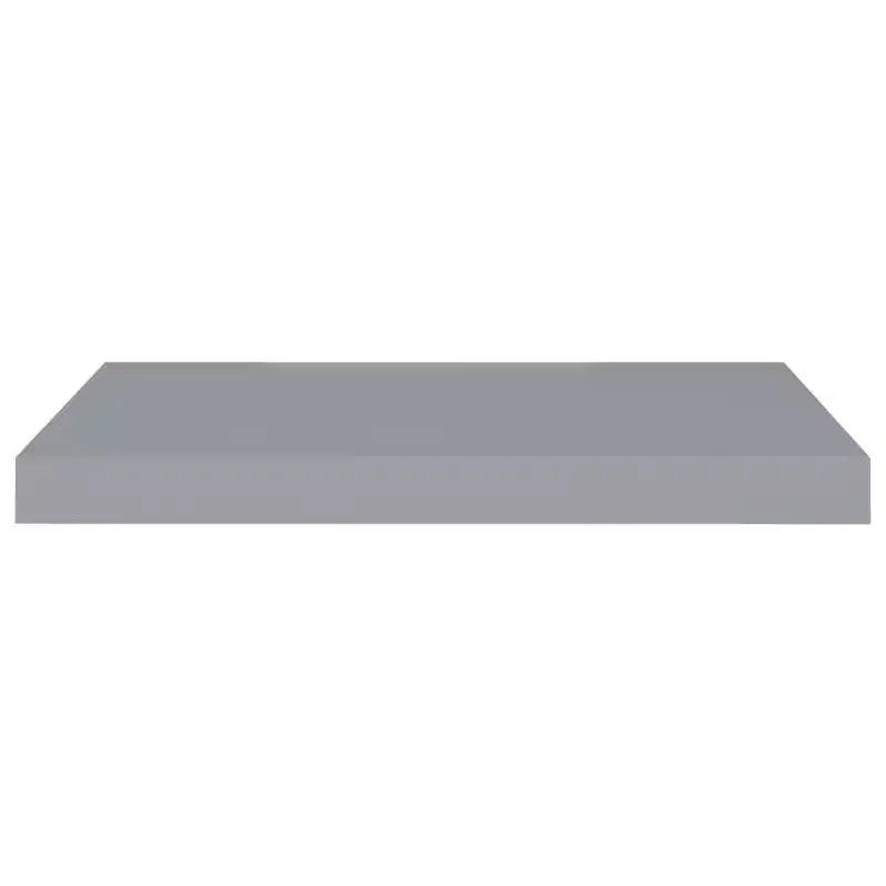 Étagère murale, lot de 2, nid d'abeille gris en MDF, métal, étagère murale moyenne