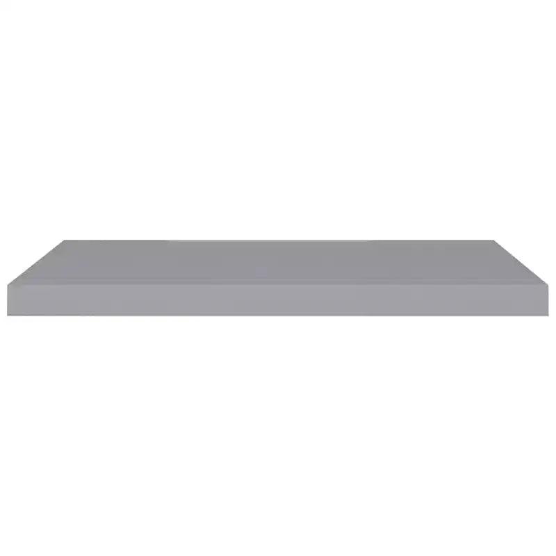 Étagère murale nid d'abeille grise MDF, métal 80 x 23,5 x 3,8 cm