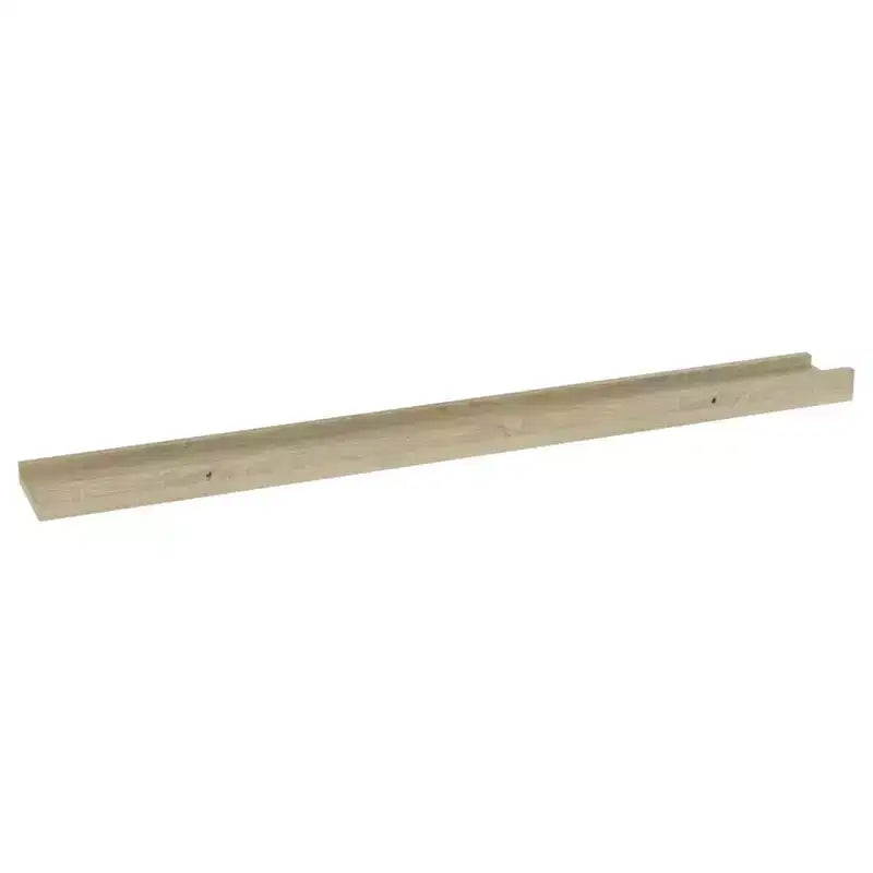 Lot de 4 étagères murales en MDF coloris chêne Sonoma 80 x 9 x 3 cm