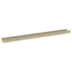 Lot de 4 étagères murales en MDF coloris chêne Sonoma 80 x 9 x 3 cm