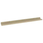 Lot de 4 étagères murales en MDF coloris chêne Sonoma 80 x 9 x 3 cm