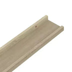 Lot de 4 étagères murales en MDF coloris chêne Sonoma 80 x 9 x 3 cm